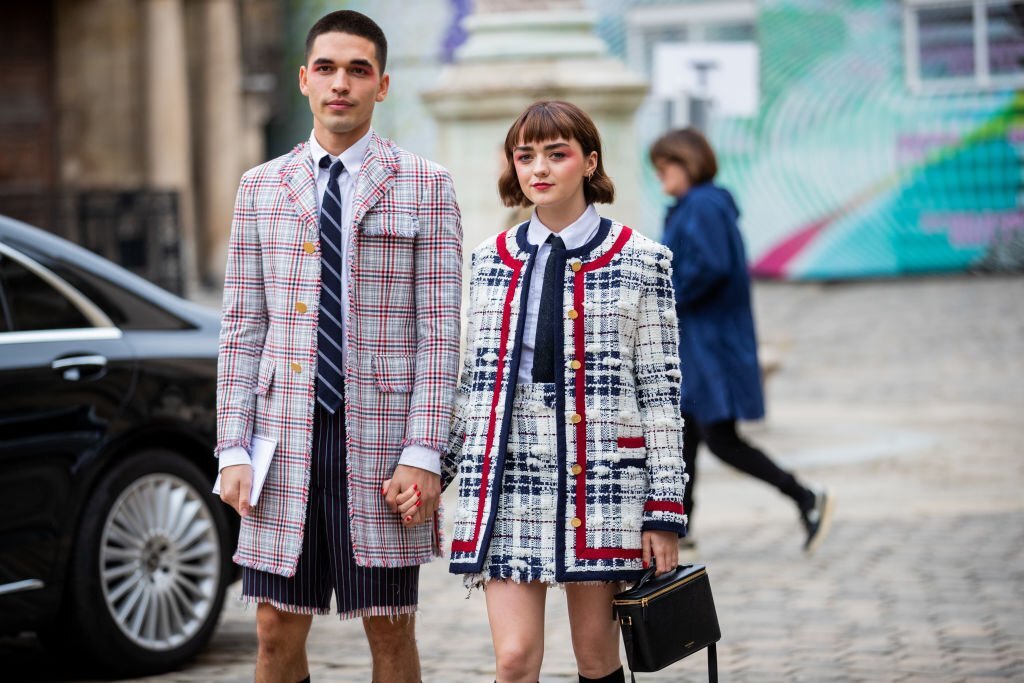 Maisie Williams and Reuben Selby